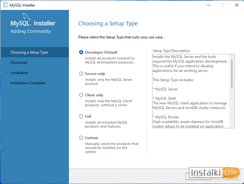 MySQL Installer
